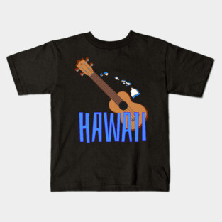 Ukulele Hawaiian Kids T-Shirt