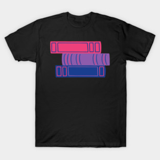 Bi Book Pride Stack T-Shirt