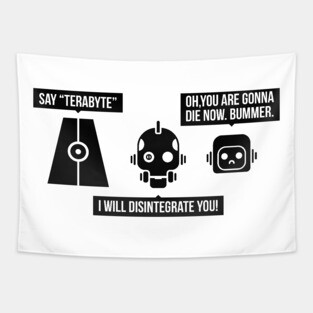 Three Robots v2 Tapestry