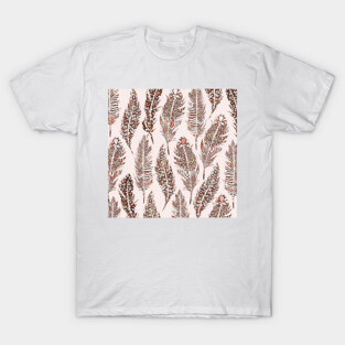 Animal Print Feathers I. T-Shirt