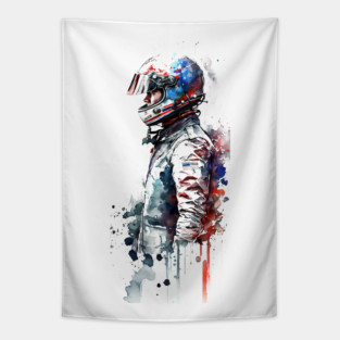 Racecar Driver Tapestry