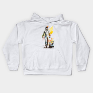 Racecar Driver Kids Hoodie