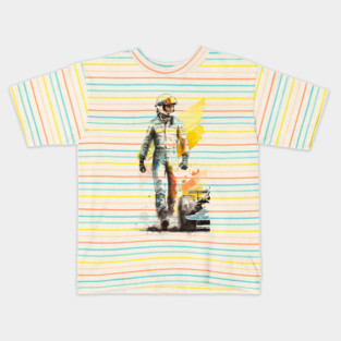 Racecar Driver Kids T-Shirt