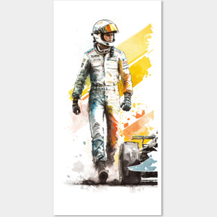 Racecar Driver Posters and Art