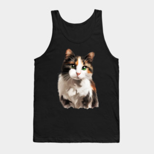 Companion Cat, Cat Lover Tank Top