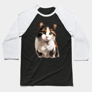 Companion Cat, Cat Lover Baseball T-Shirt
