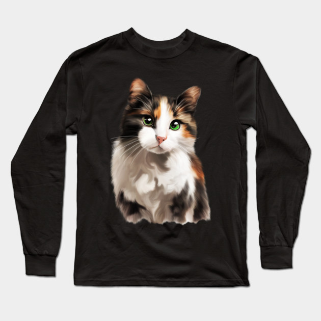 Companion Cat, Cat Lover Long Sleeve T-Shirt by logiamerch