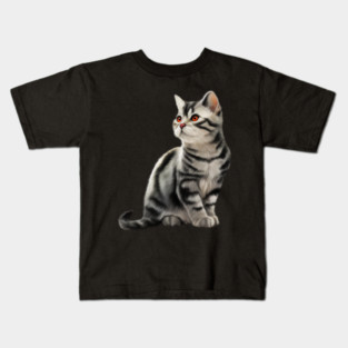 Cute Kitten, Cat Lover Kids T-Shirt