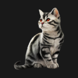Cute Kitten, Cat Lover T-Shirt