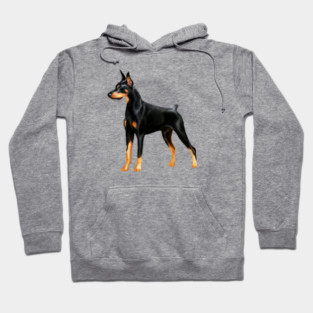 Doberman Dog, Love Doberman Dogs Hoodie