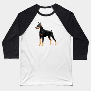 Doberman Dog, Love Doberman Dogs Baseball T-Shirt
