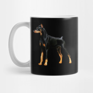 Doberman Dog, Love Doberman Dogs Mug
