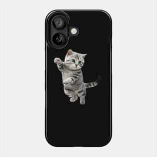 Cute Playful Kitten, Cat Lover Phone Case