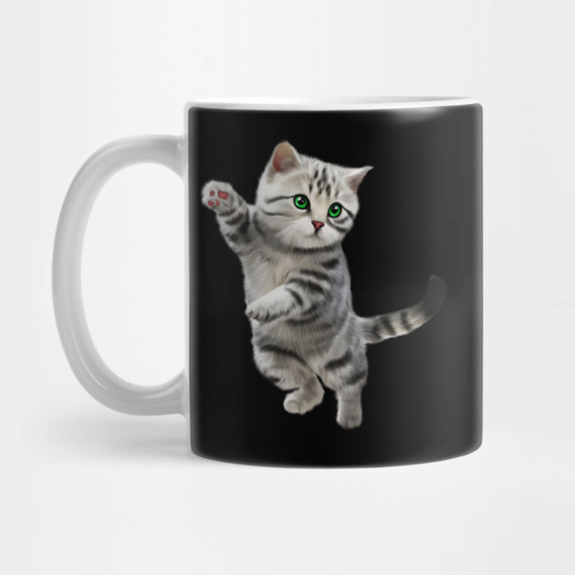 Cute Playful Kitten, Cat Lover by logiamerch