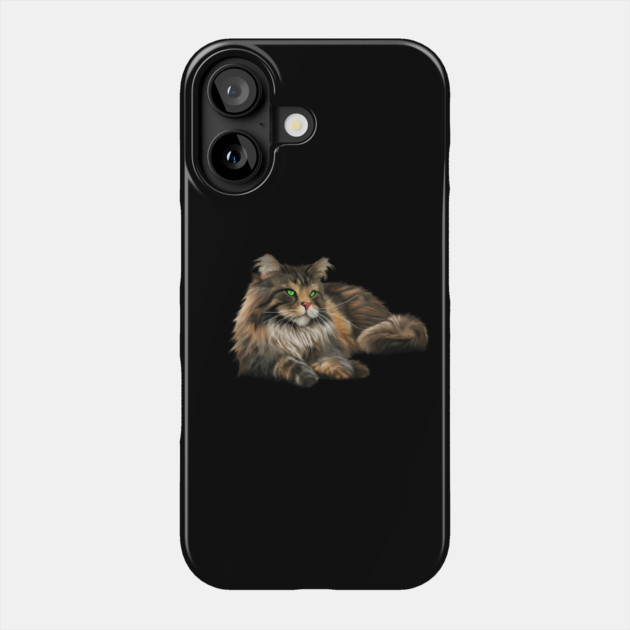Main Coon Cat, Main Coon Lover Phone Case by logiamerch