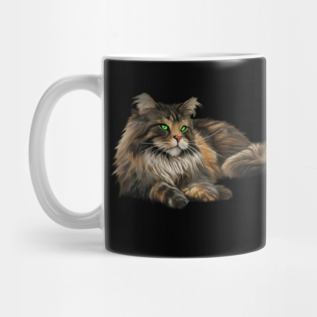 Main Coon Cat, Main Coon Lover by logiamerch