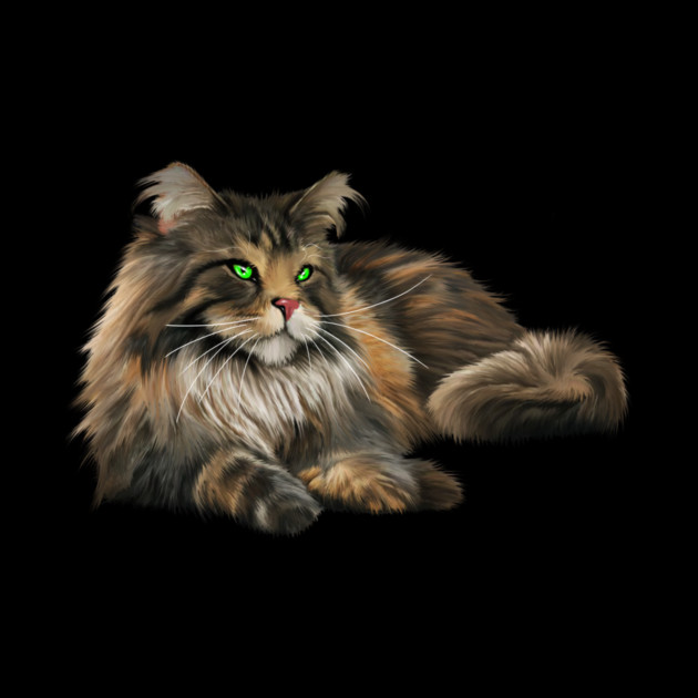 Main Coon Cat, Main Coon Lover by logiamerch
