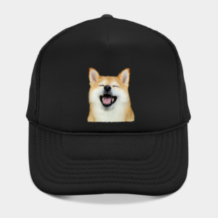 Cute Smiling Shiba Inu dog, Shiba Lover Hat