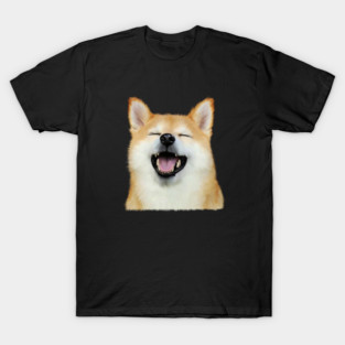 Cute Smiling Shiba Inu dog, Shiba Lover T-Shirt