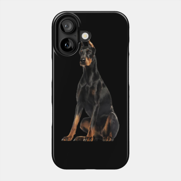Doberman Dog, Love Doberman Dogs Phone Case by logiamerch