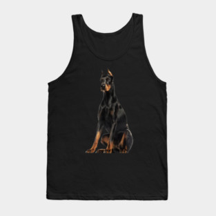 Doberman Dog, Love Doberman Dogs Tank Top