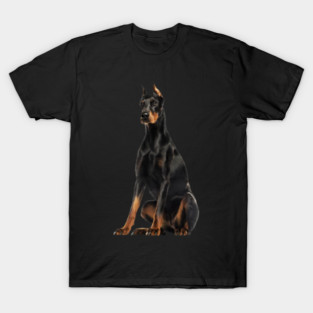 Doberman Dog, Love Doberman Dogs T-Shirt