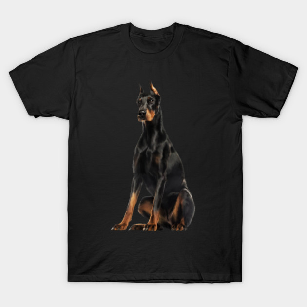 Doberman Dog, Love Doberman Dogs T-Shirt by logiamerch