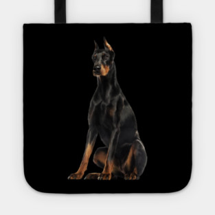 Doberman Dog, Love Doberman Dogs Tote