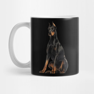 Doberman Dog, Love Doberman Dogs Mug