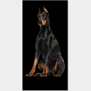 Doberman Dog, Love Doberman Dogs Posters and Art
