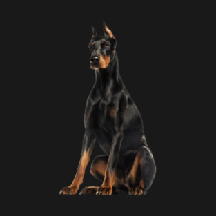 Doberman Dog, Love Doberman Dogs T-Shirt