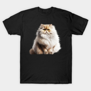 Cute Persian Cat, Fluffy Cat Lover T-Shirt