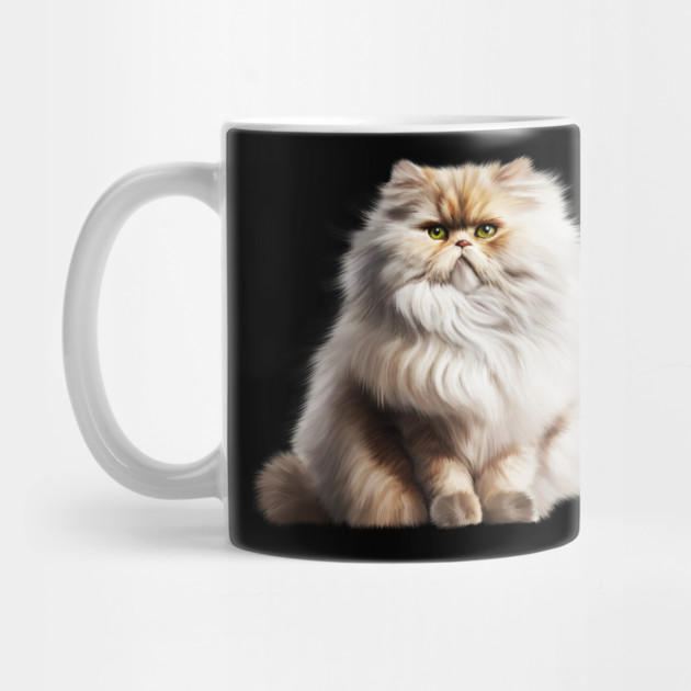 Cute Persian Cat, Fluffy Cat Lover by logiamerch