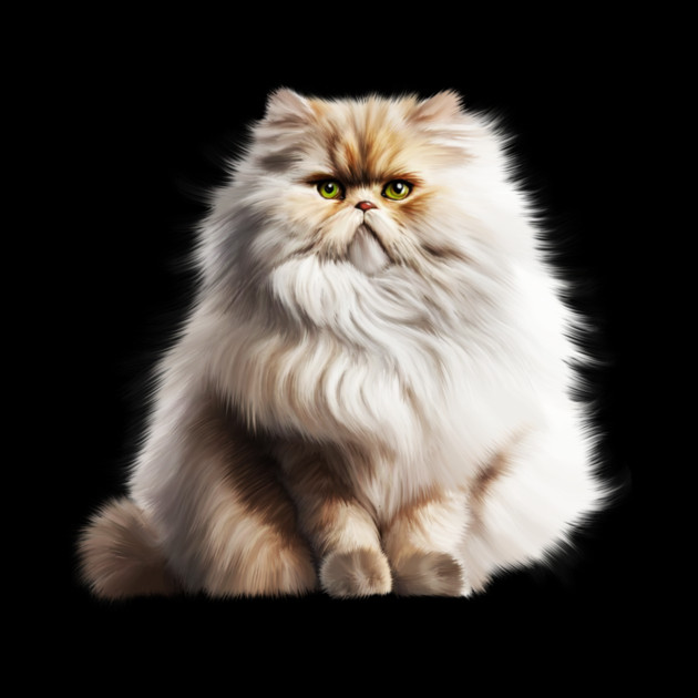 Cute Persian Cat, Fluffy Cat Lover by logiamerch