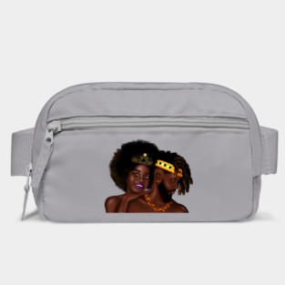 African Man and Woman in Love, Afro King and Queen Bag
