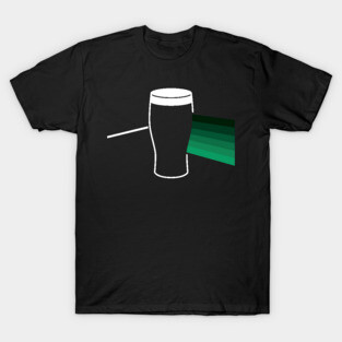 Dark Side of the Pint - Guinness Drinking T-Shirt