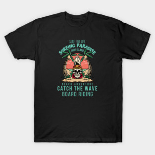 Surfing Paradise Island T-Shirt