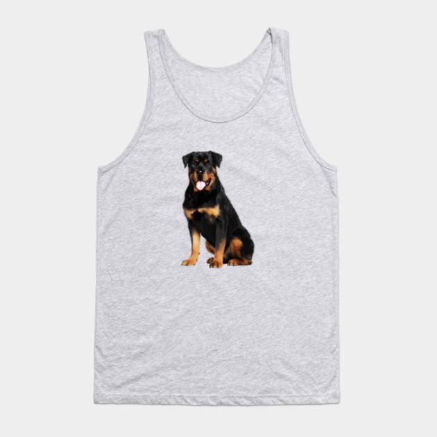 Rottweiler Dog, Dog Lover Tank Top by logiamerch