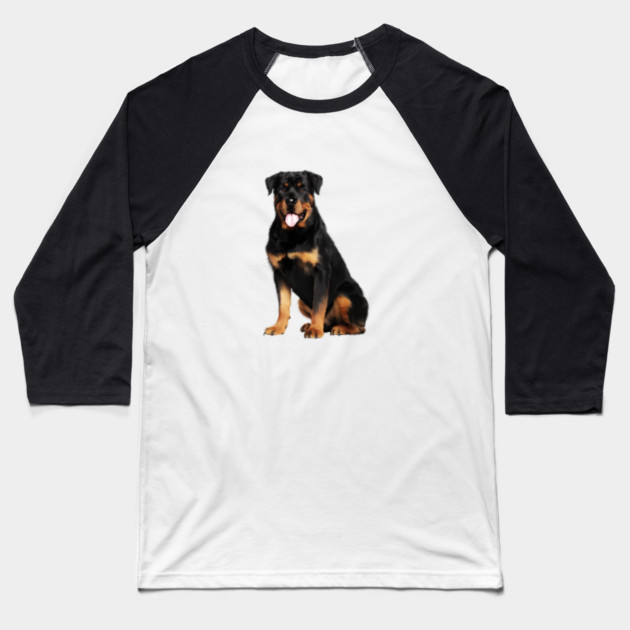 Rottweiler Dog, Dog Lover Baseball T-Shirt by logiamerch