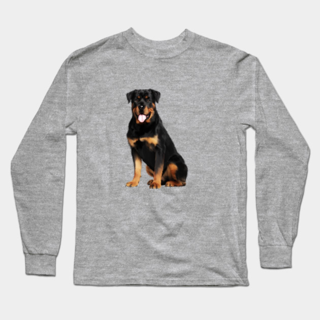 Rottweiler Dog, Dog Lover Long Sleeve T-Shirt by logiamerch