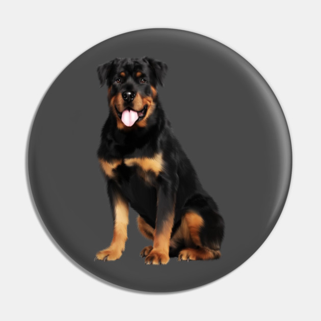 Rottweiler Dog, Dog Lover Pin by logiamerch
