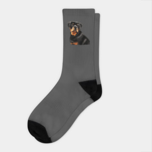 Rottweiler Dog, Dog Lover Socks