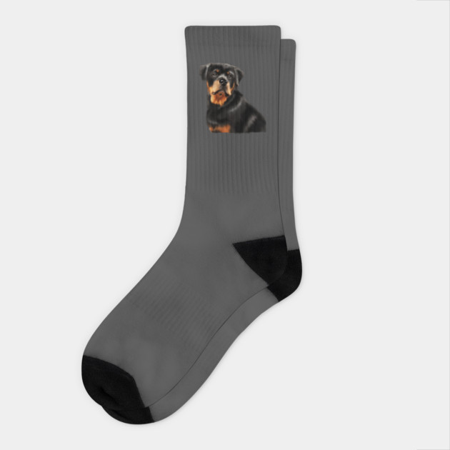 Rottweiler Dog, Dog Lover Socks by logiamerch