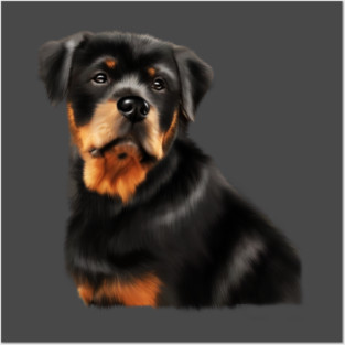 Rottweiler Dog, Dog Lover Posters and Art