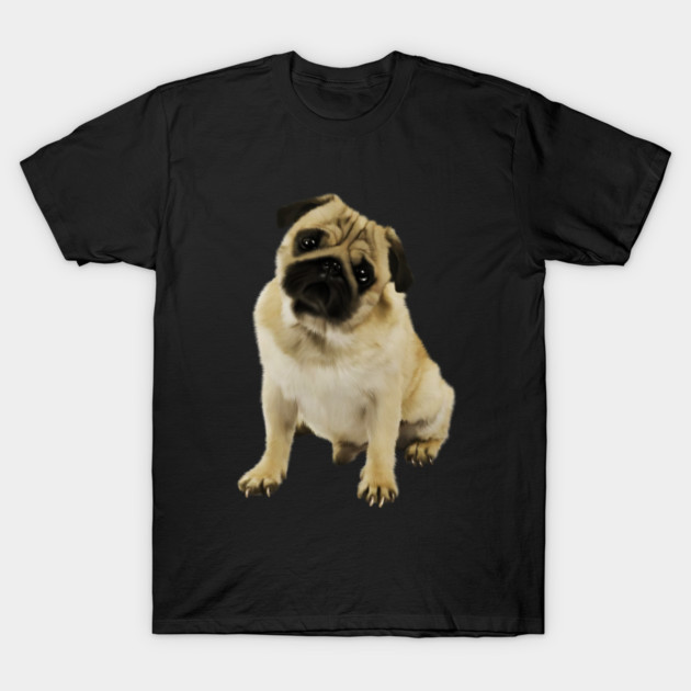 Pug Dog, Cream Pug Dog Lover T-Shirt by logiamerch
