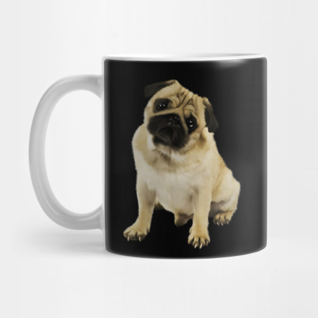 Pug Dog, Cream Pug Dog Lover by logiamerch