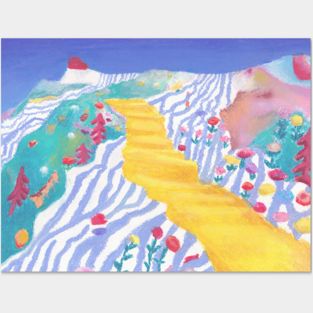 Salvation Mountain Wall Art by Fifikoussout