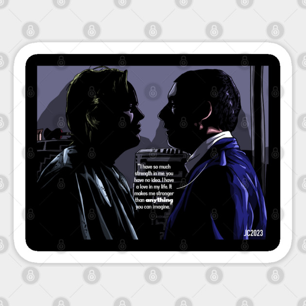 Punch-Drunk Love "That's That" Barry Egan/Dean Trumbell portrait (digital) Sticker by StagArtStudios
