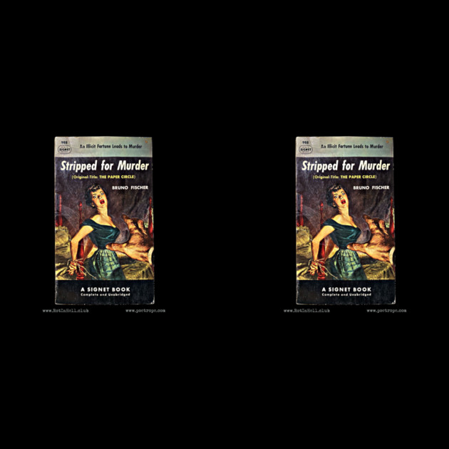 STRIPPED FOR MURDER by Bruno Fischer –– Mug & Travel Mug by Rot In Hell Club