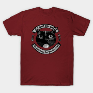 "I don't like you"- Cat T-Shirt
